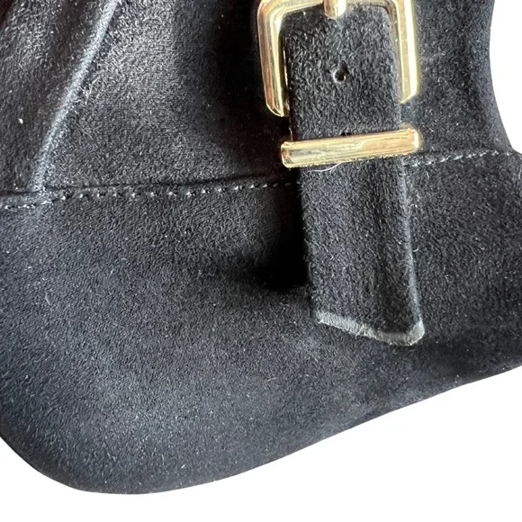 BCBGeneration Black Suede Pointed Toe Heels - Picture 10 of 10